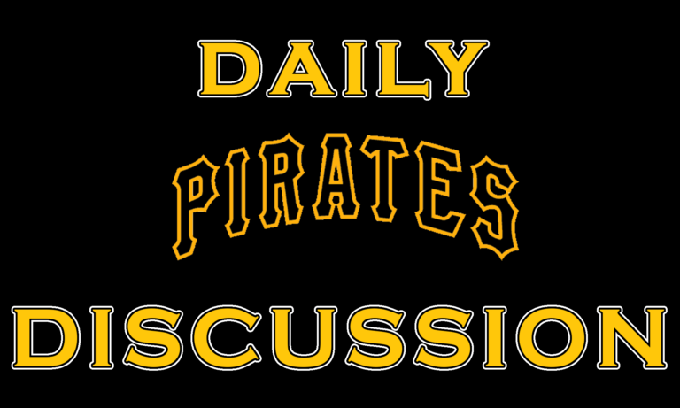 Live Discussion: Did the Pirates Save Any Offense For Tonight?
